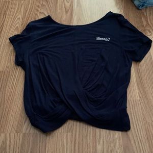 Divided Navy Blue Blessed T-Shirt
